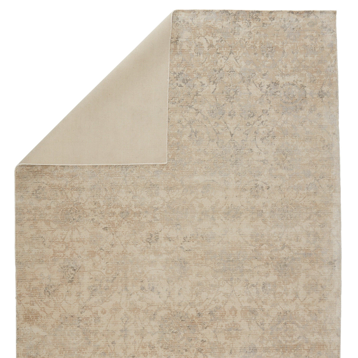 Rugs by Roo | Jaipur Living Sabella Handmade Medallion Beige Gray Area Rug-RUG149775