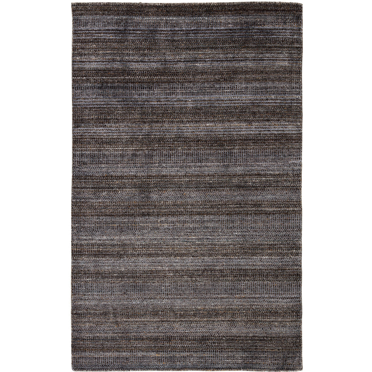 Minuit Handmade Geometric Gray Blue Area Rug