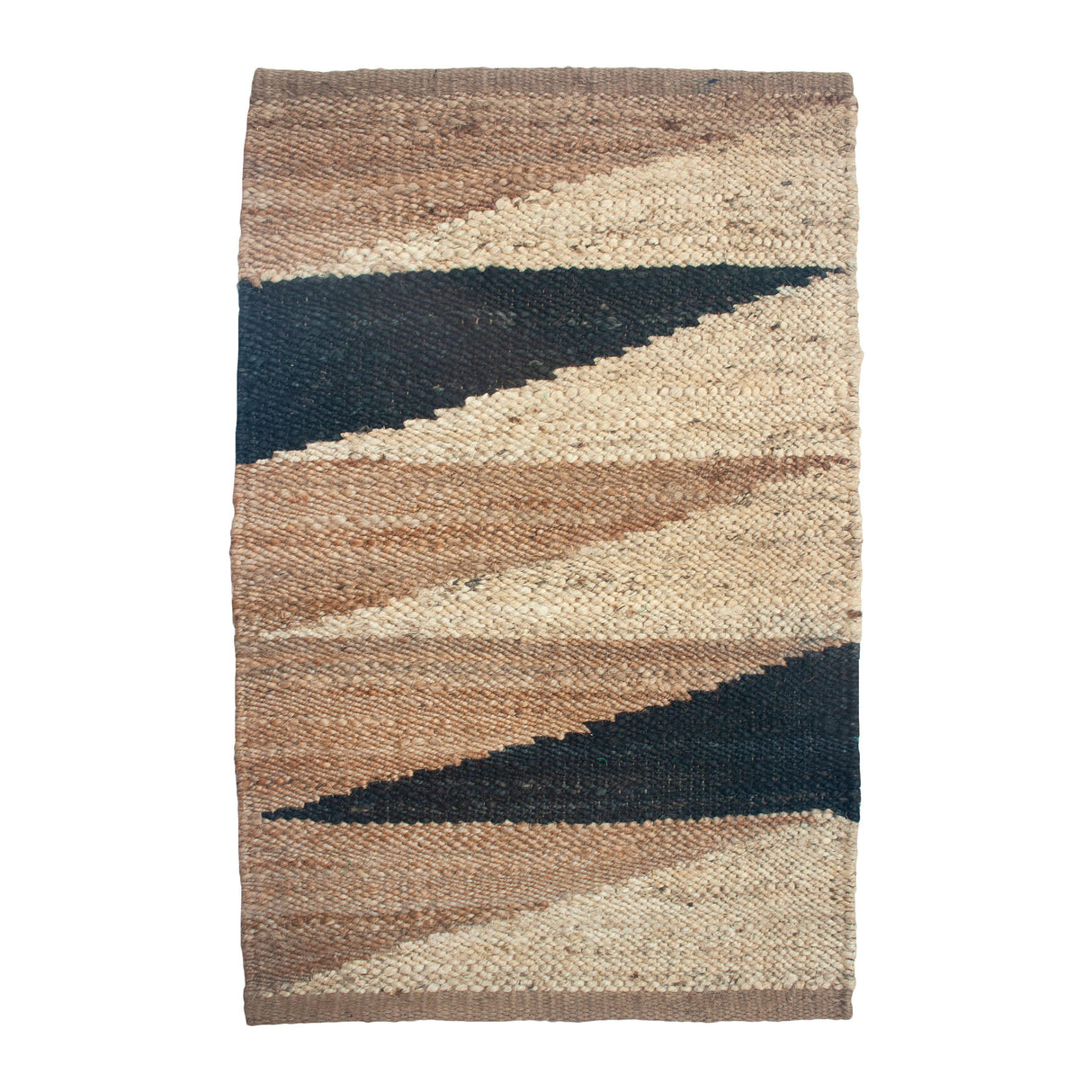 Rugs by Roo | Leah Singh Margeaux Landscape Jute Rug - Black-H17MAR02