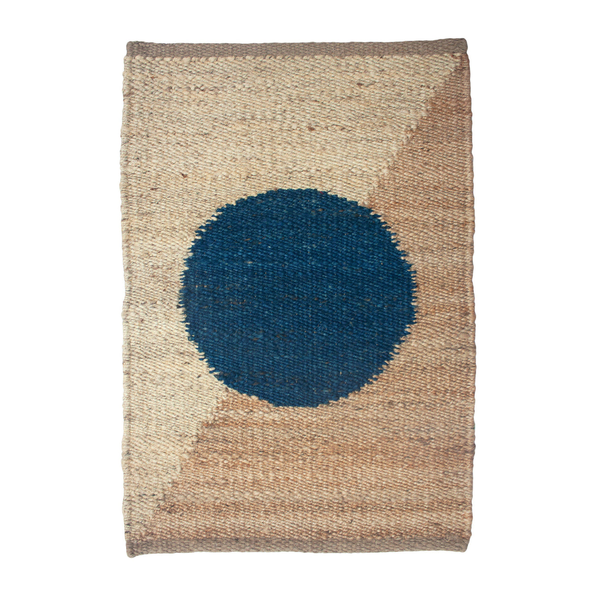 Rugs by Roo | Leah Singh Margeaux Blue Circle Jute Rug-H17MAR09