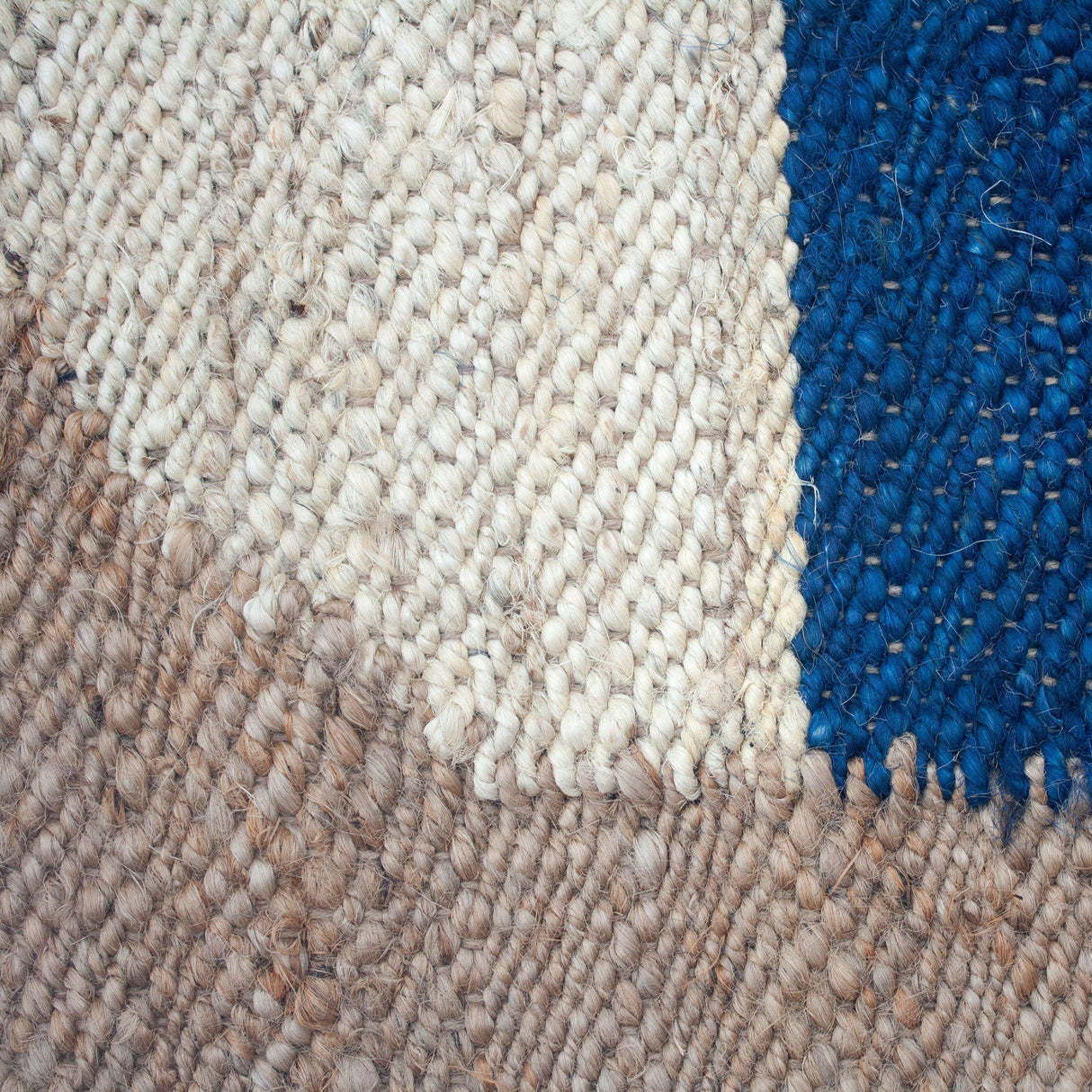 Rugs by Roo | Leah Singh Margeaux Blue + White Circle Jute Rug-H17MAR04