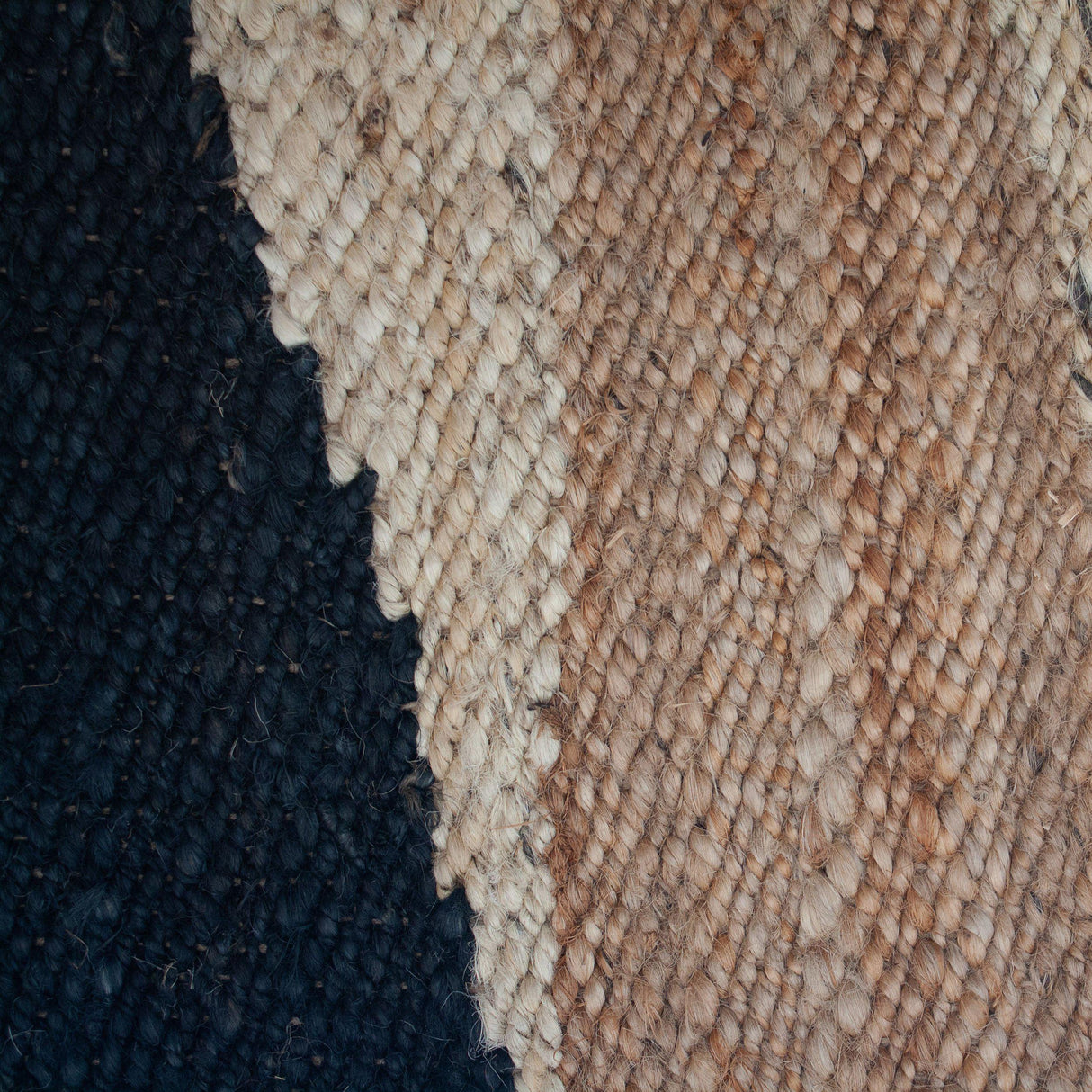 Rugs by Roo | Leah Singh Margeaux Landscape Jute Rug - Black-H17MAR02