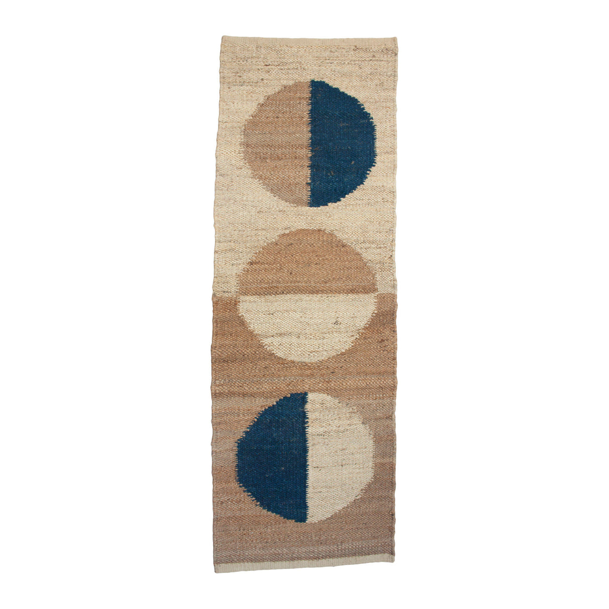 Rugs by Roo | Leah Singh Margeaux Moon Jute Rug - Blue-H17MAR10
