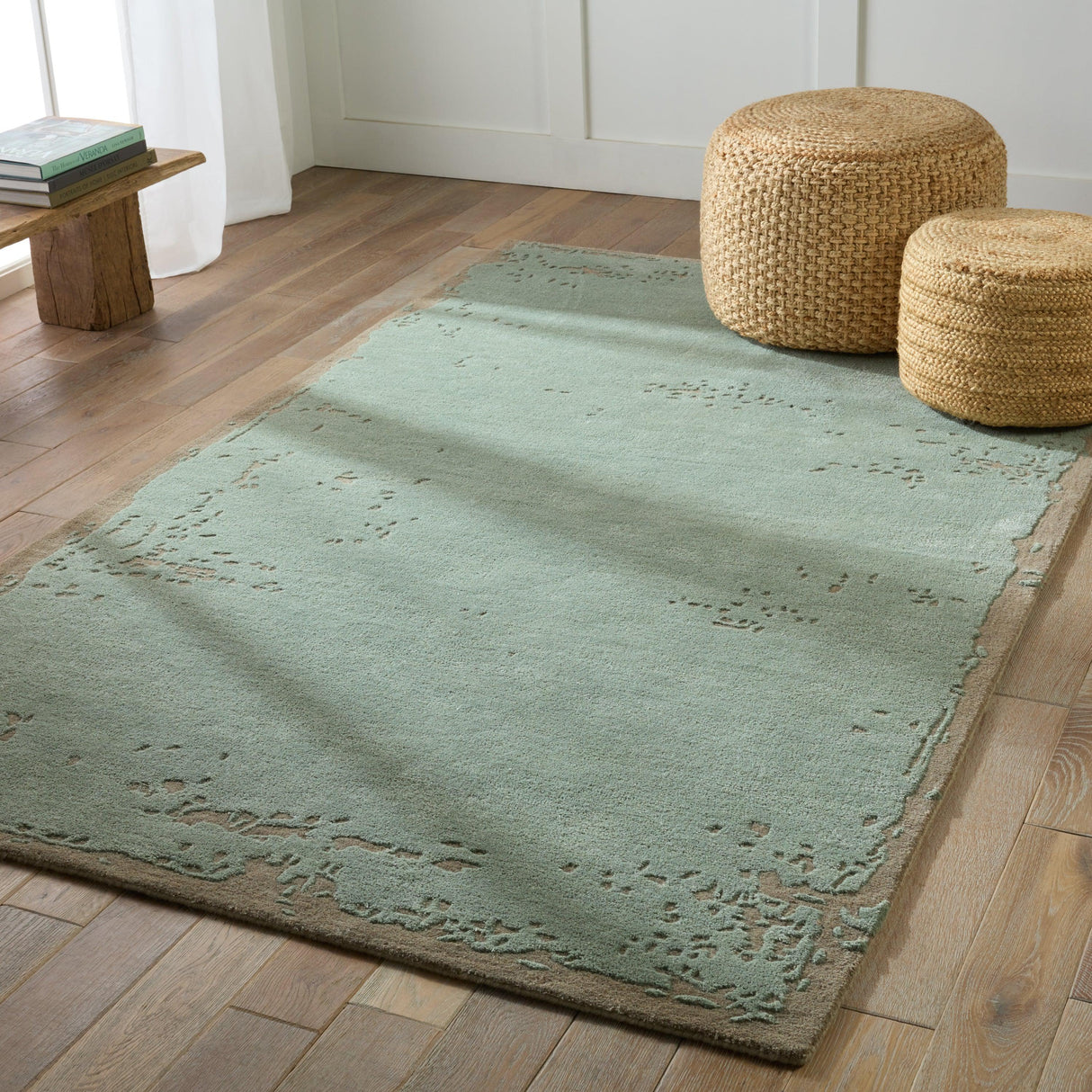 Rugs by Roo | Jaipur Living Avenue Handmade Abstract Sage Taupe Area Rug-RUG153406