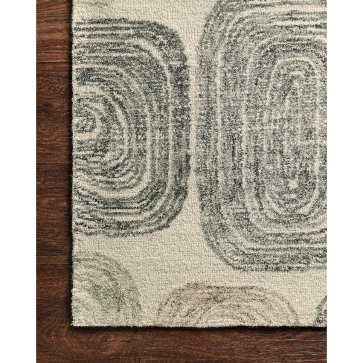 Rugs by Roo Loloi Milo Dk. Grey Neutral Area Rug in size 2' 6" x 7' 6"