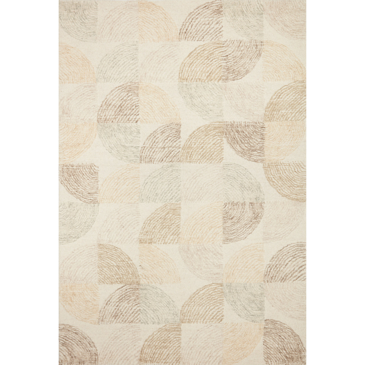 Rugs by Roo Loloi Milo Pebble Multi Area Rug in size 18" x 18" Sample