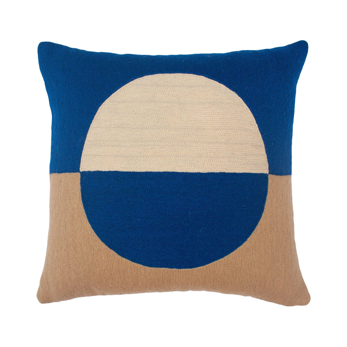 Rugs by Roo | Leah Singh Marianne Circle Pillow - Blue-H17MAE08