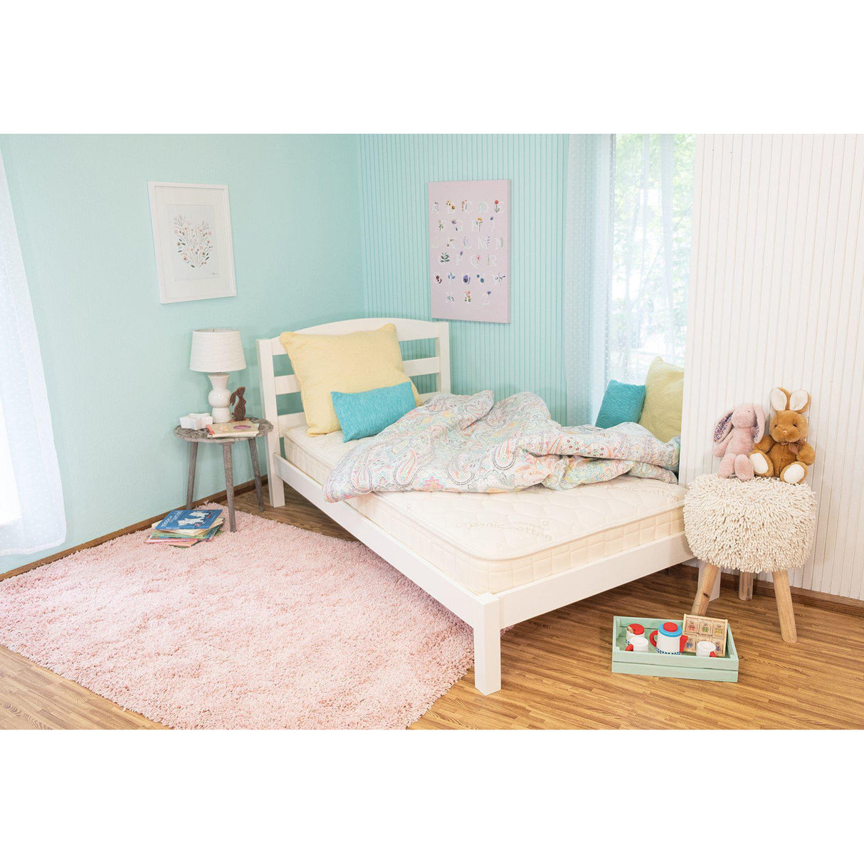 Rugs by Roo | Naturepedic 2-in-1 Organic Kids Mattress-MT48R