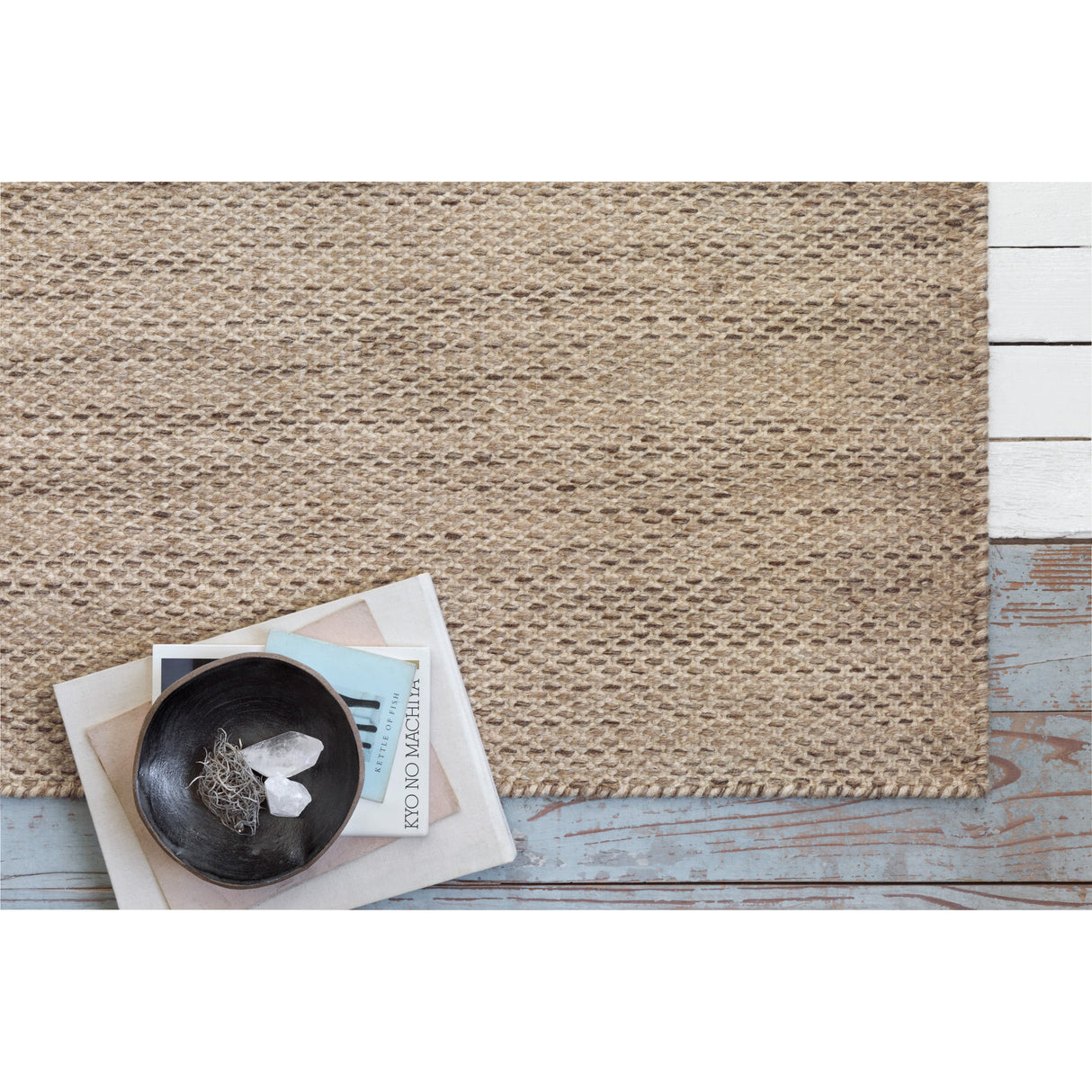 Rugs by Roo Loloi Oakwood Wheat Area Rug in size 7' 10" x 11' 0"