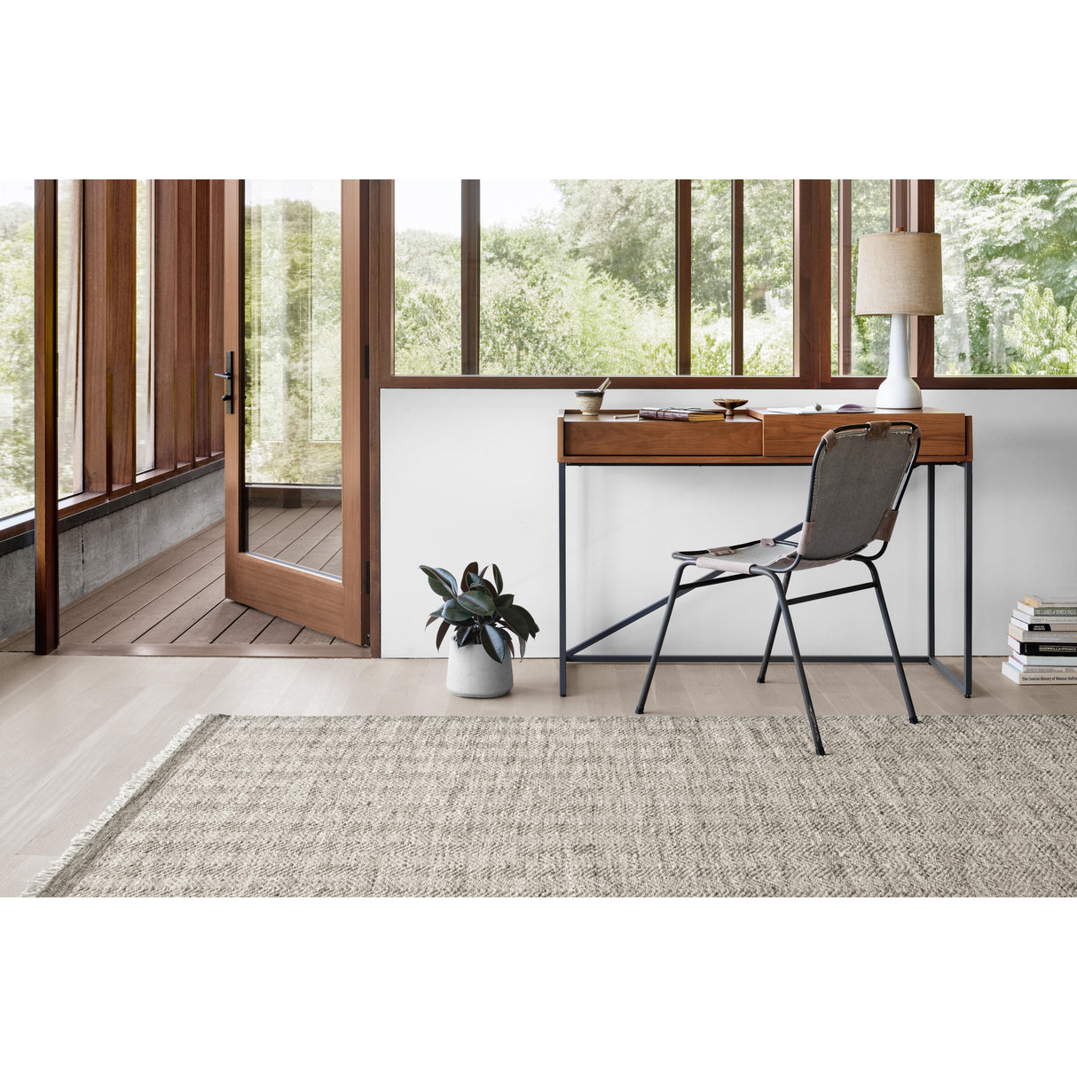 Rugs by Roo Loloi Omen Grey Area Rug in size 8' 9" x 12'