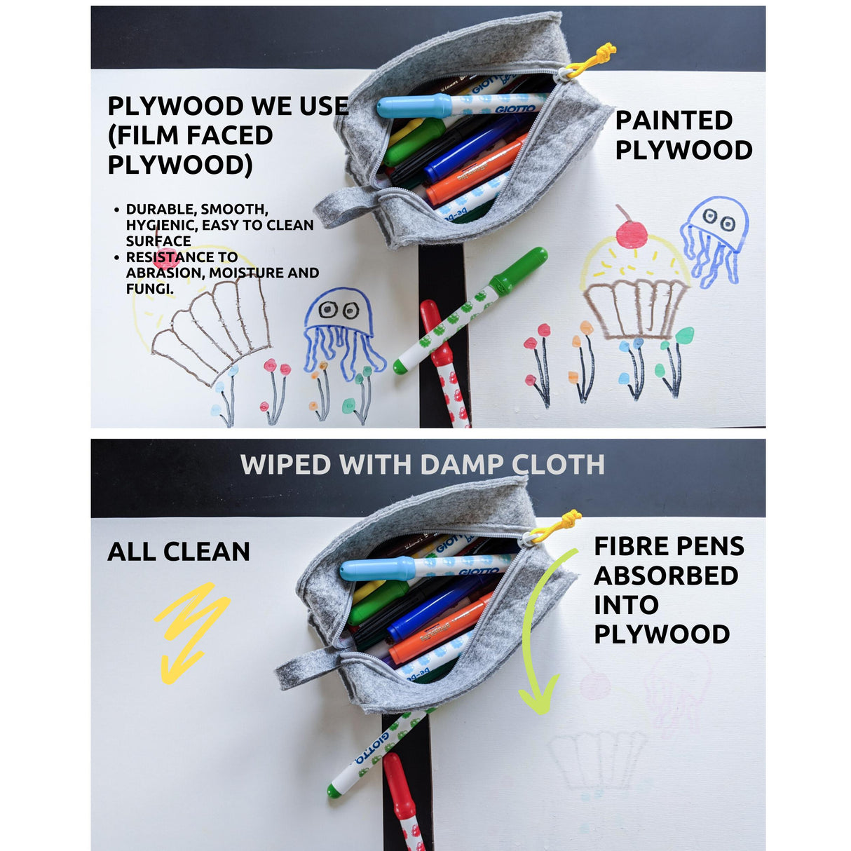 Rugs by Roo | Lakaluk Wooden Teddy Multi-Function Kids Chair Table Learning Tower-1125