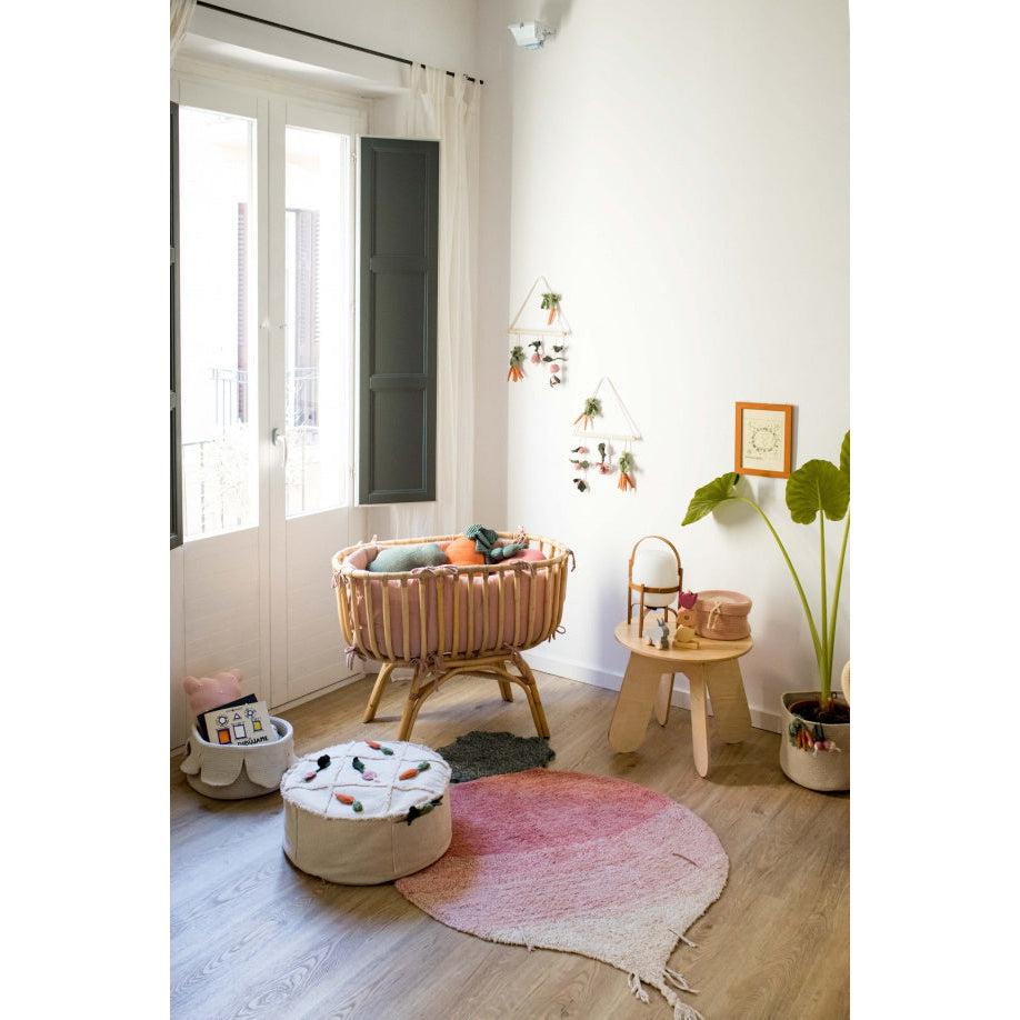 Rugs by Roo | Lorena Canals Oli & Carol Ramona the Radish Knitted Cushion-SC-RAMON