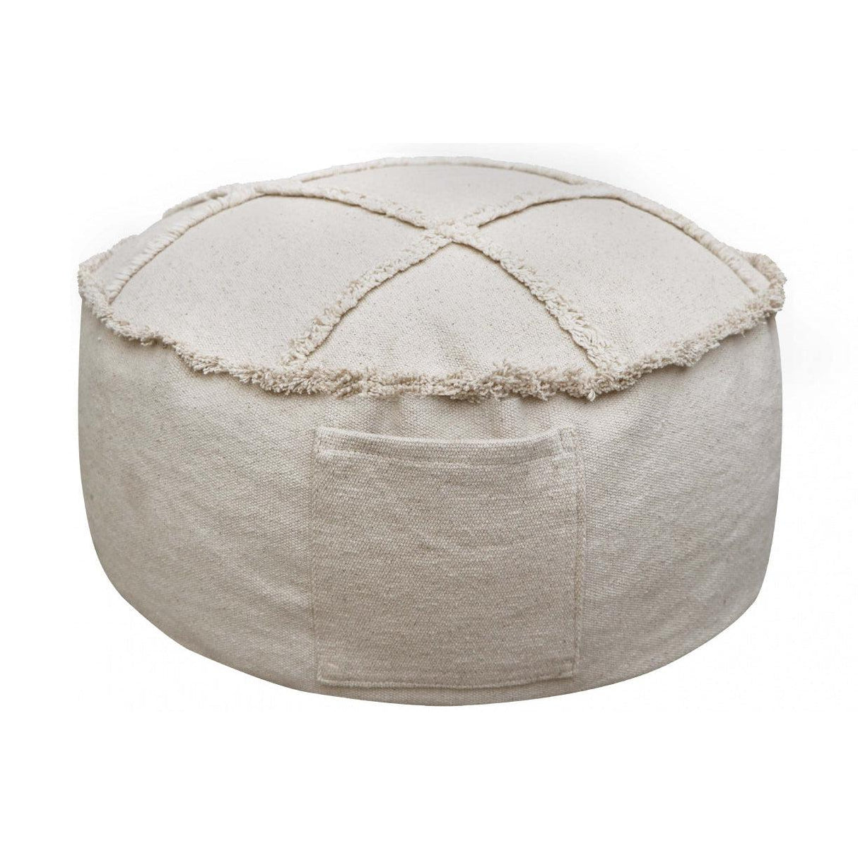 Rugs by Roo | Lorena Canals Oli & Carol Tic-Tac-Toe Pouf-P-TICTAC