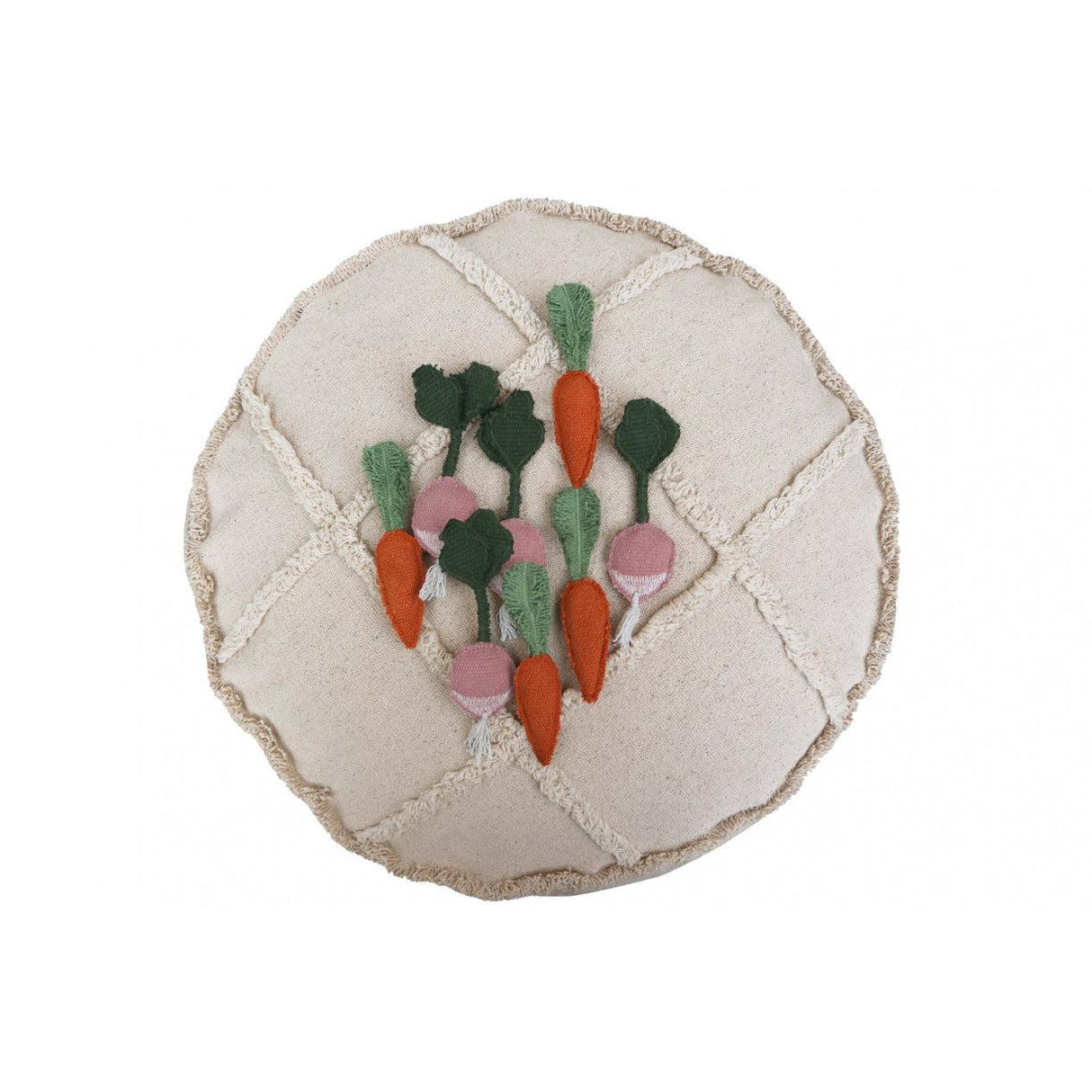 Rugs by Roo | Lorena Canals Oli & Carol Tic-Tac-Toe Pouf-P-TICTAC