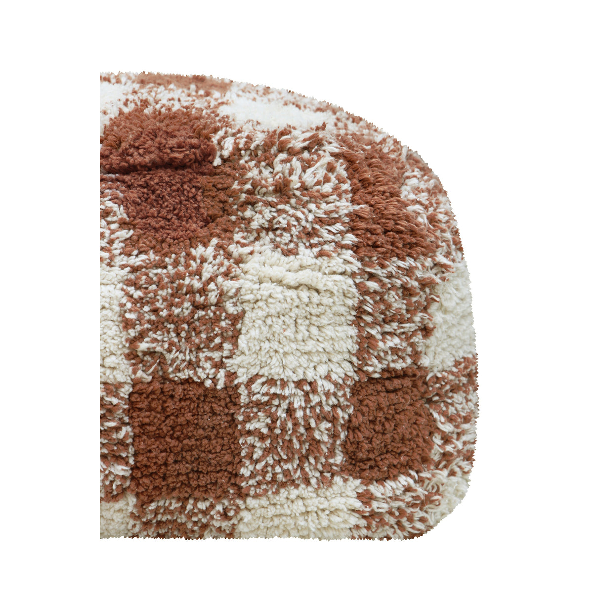 Little Chefs Vichy Toffee Pouf