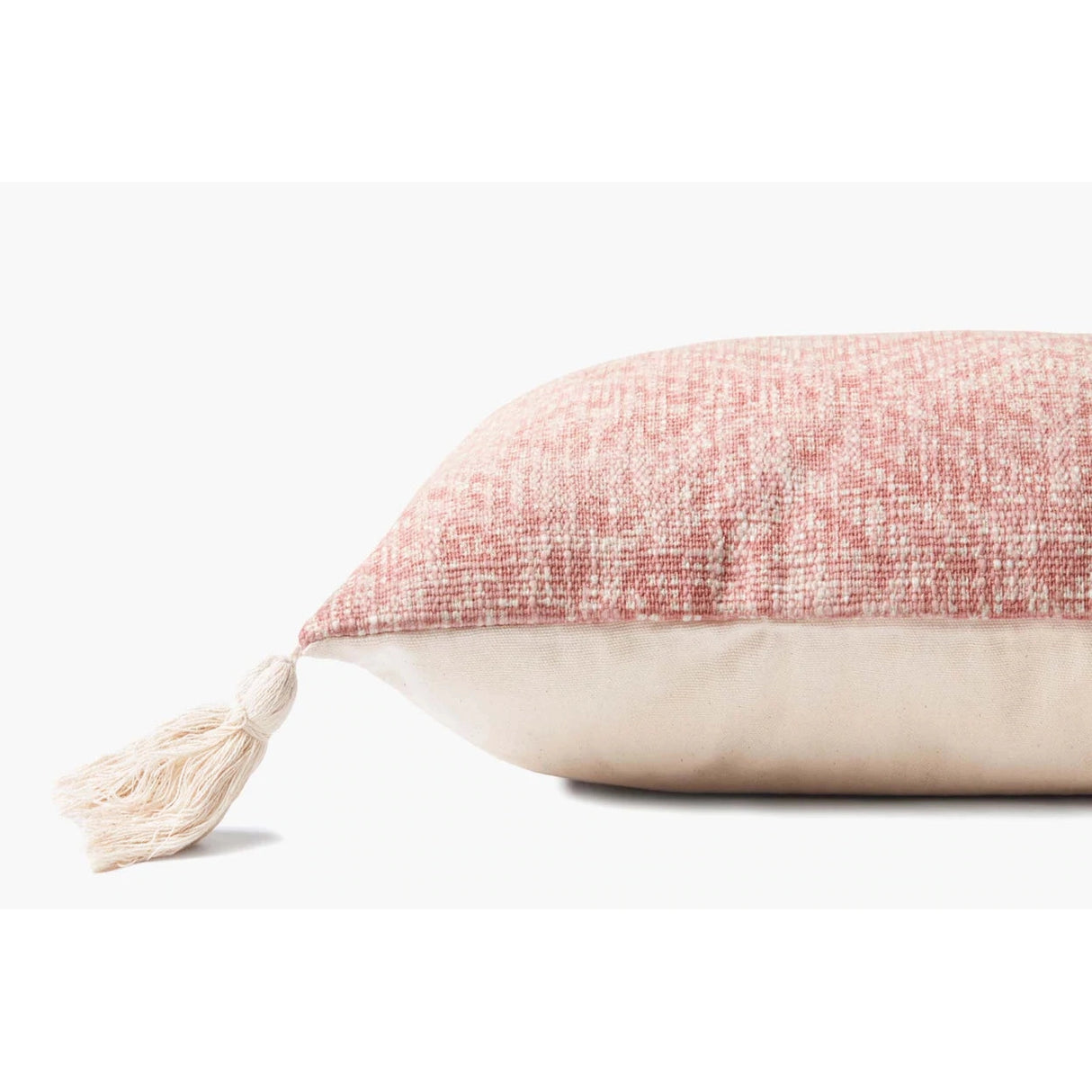 Pink Tassel Cotton Pillow