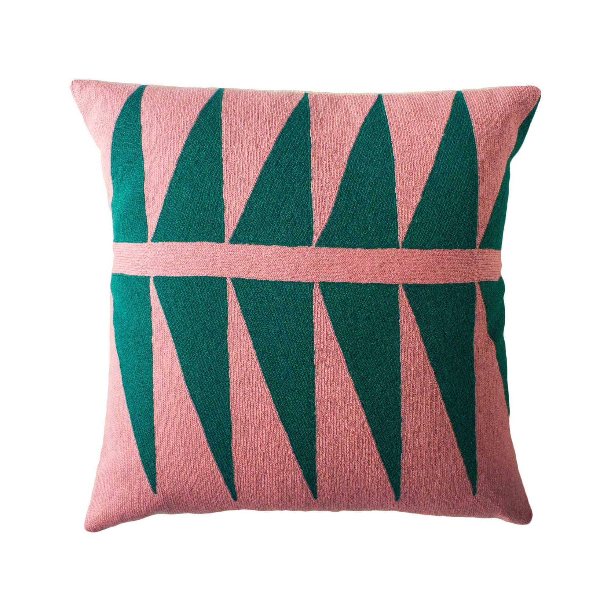 Rugs by Roo | Leah Singh Palm Springs Emerald Pillow-H12PAL01