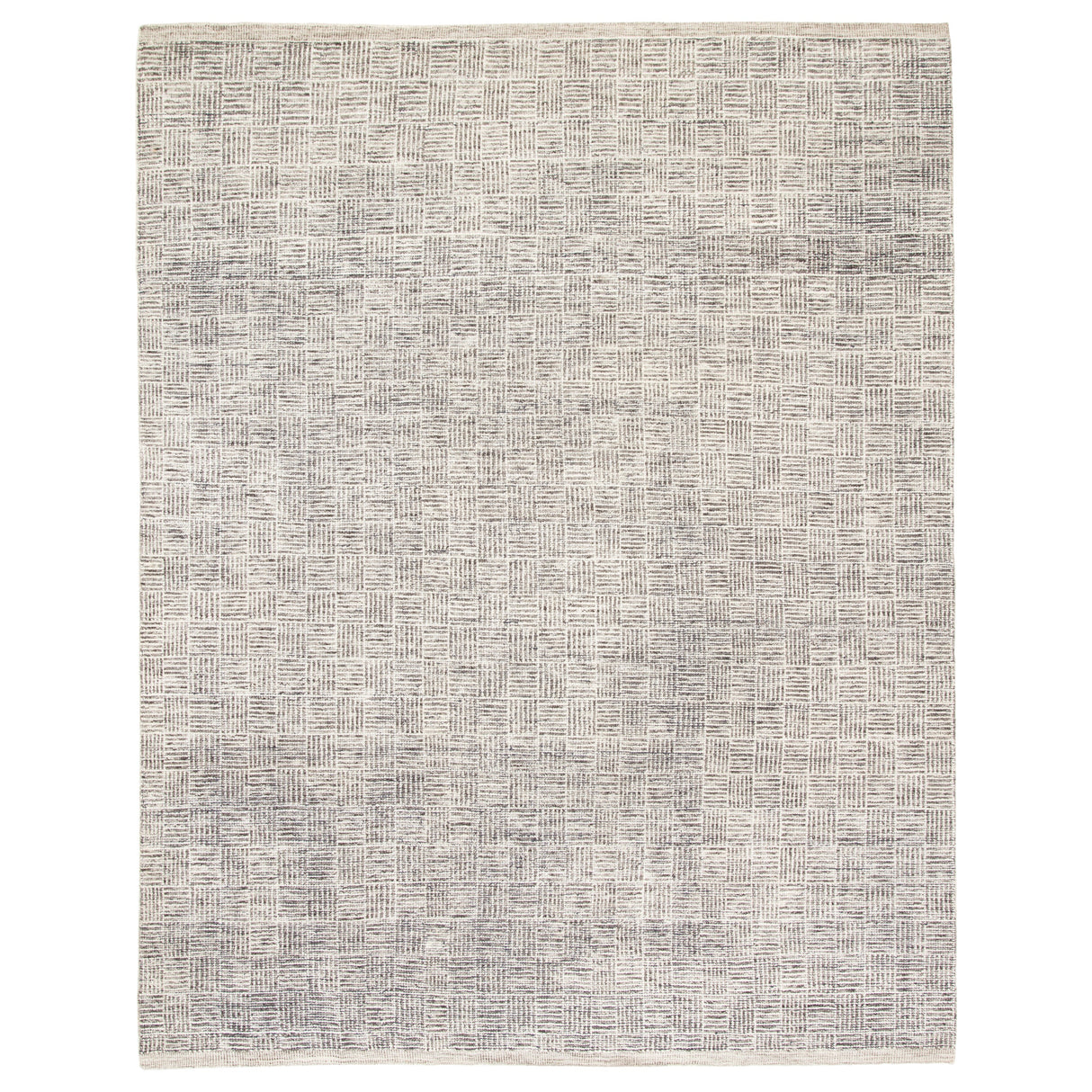 Rugs by Roo | Jaipur Living Mugler Hand-Knotted Geometric Ivory Black Area Rug-RUG140911