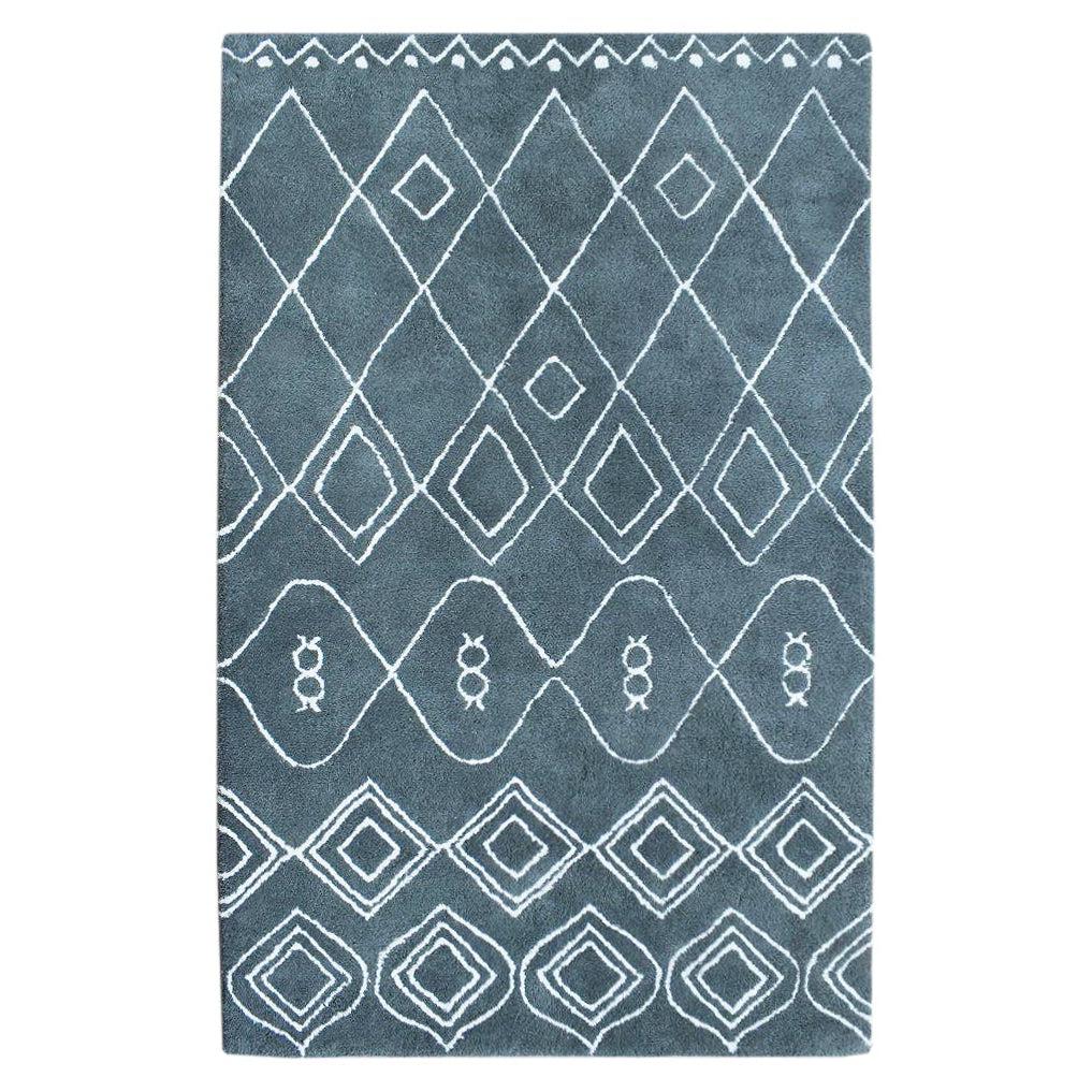 Rugs by Roo | Organic Weave Moroccan Rebel Fantasy Shag Charcoal Area Rug-OW-REBFAN-0508
