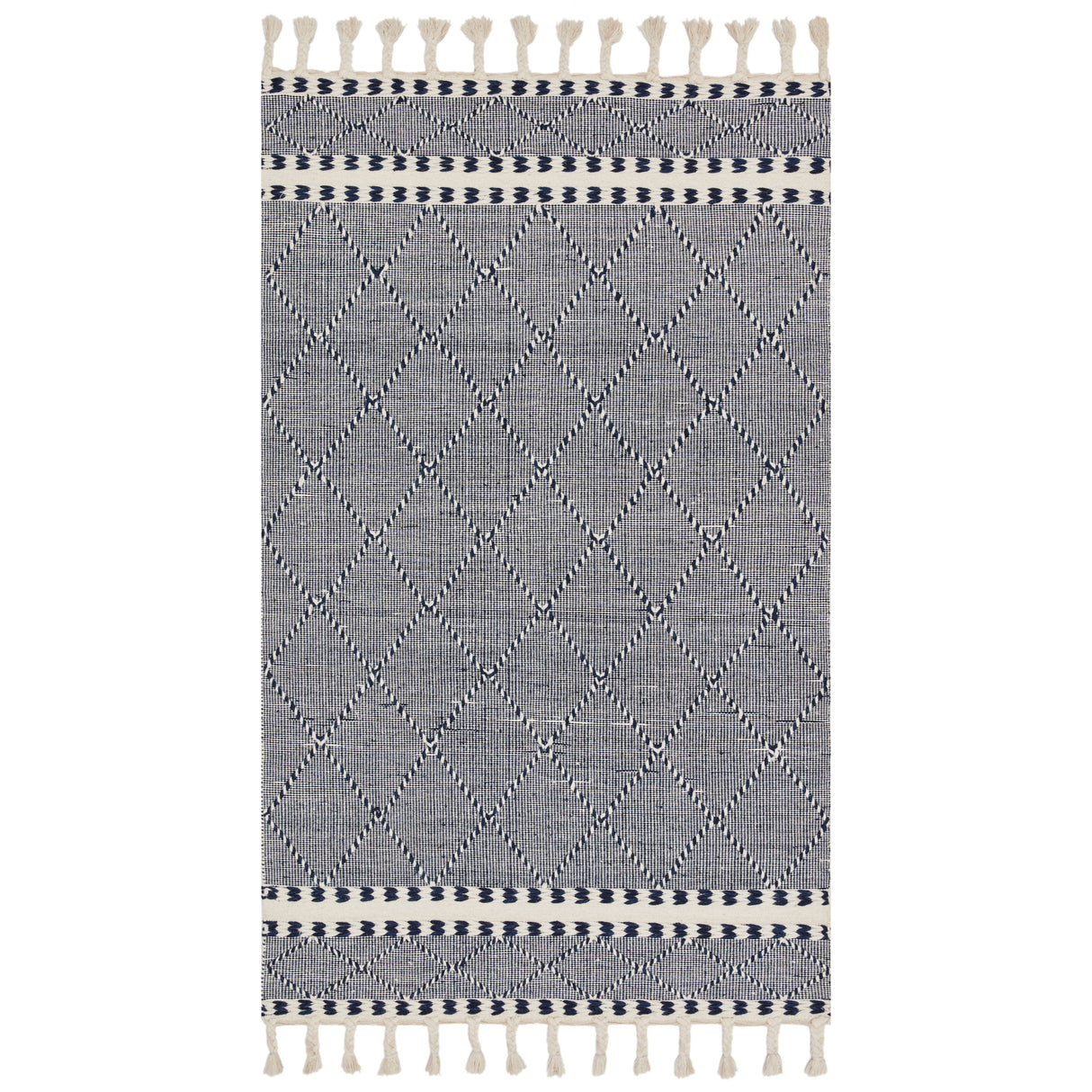 Rugs by Roo Loloi Sawyer Navy Area Rug in size 18" x 18" Sample
