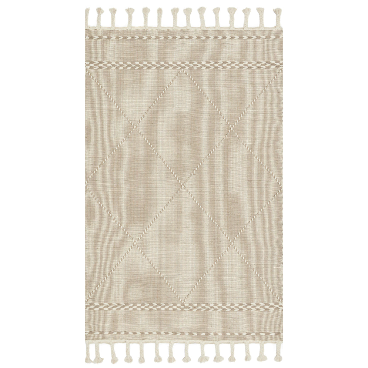 Rugs by Roo Loloi Sawyer Sand Area Rug in size 18" x 18" Sample