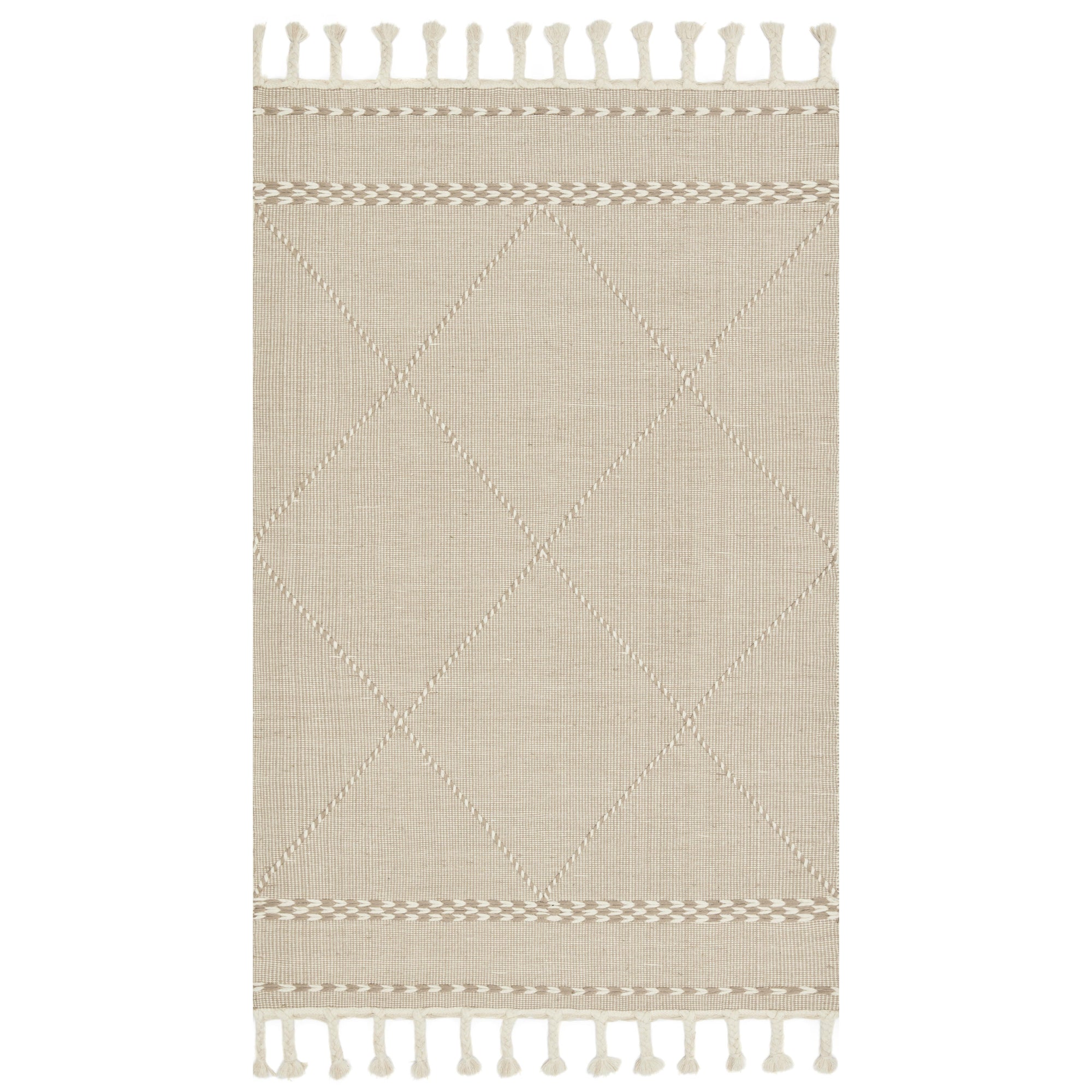 Rugs by Roo Loloi Sawyer Sand Area Rug in size 18" x 18" Sample