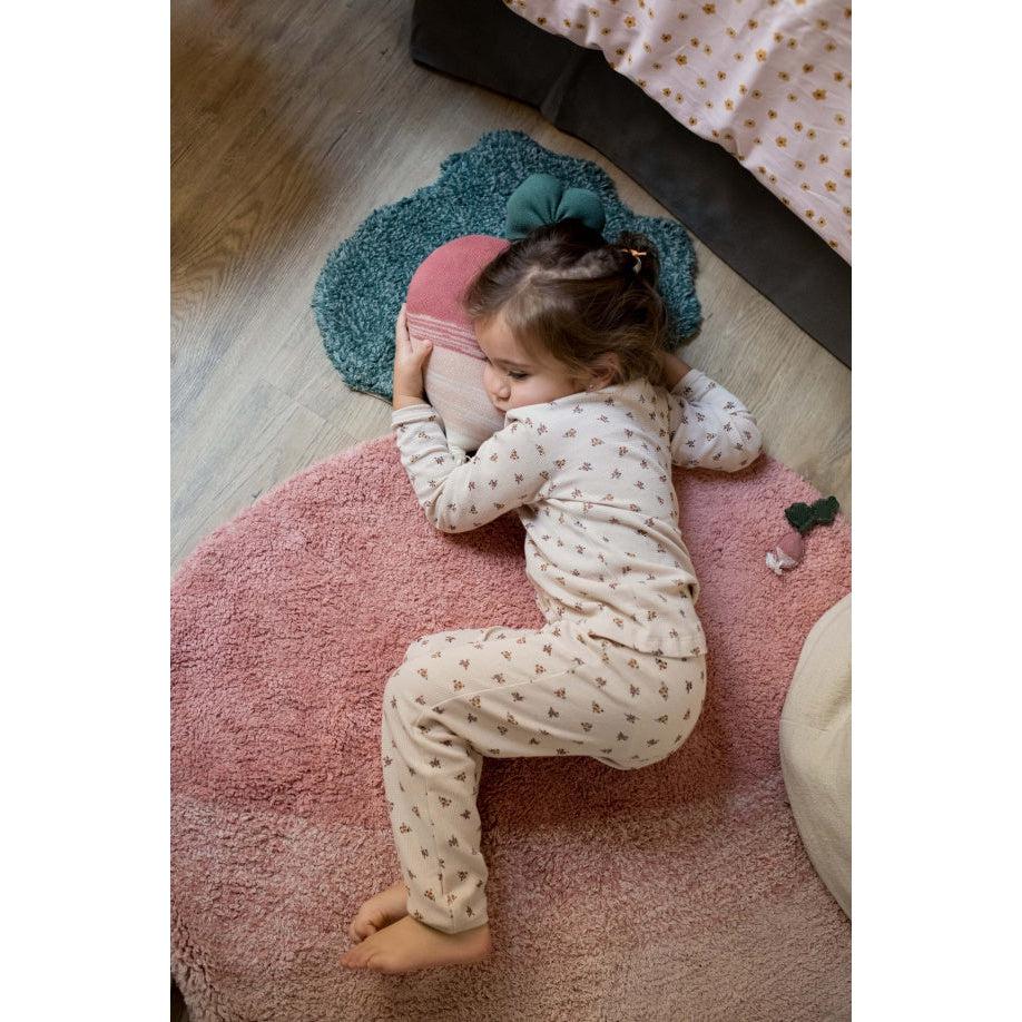 Rugs by Roo | Lorena Canals Oli & Carol Ramona the Radish Knitted Cushion-SC-RAMON