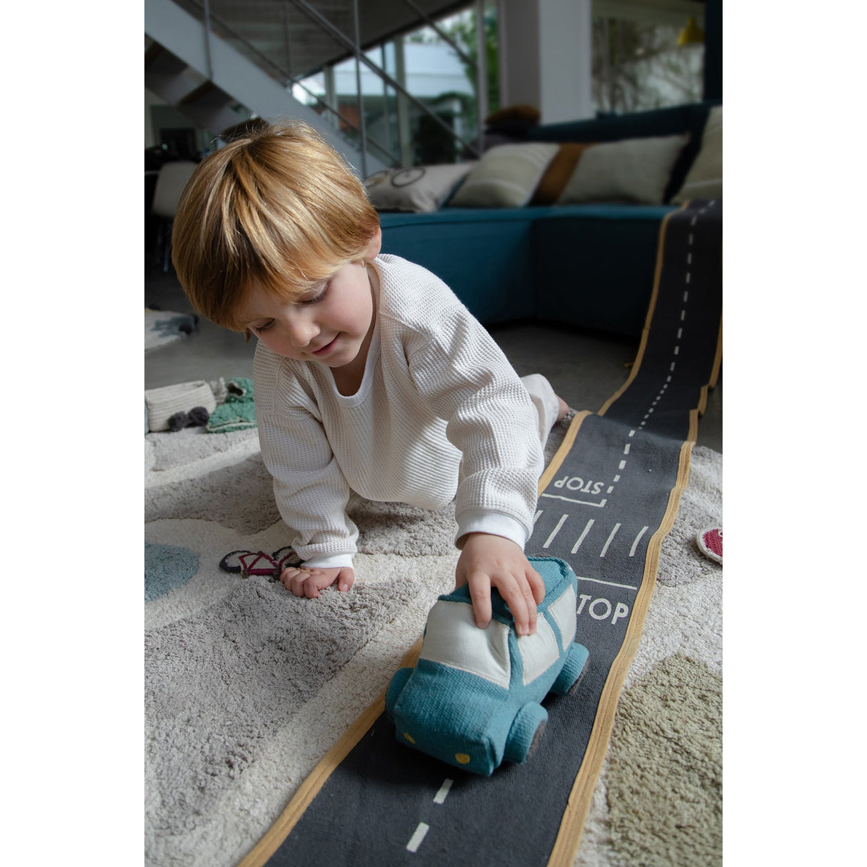 Eco-City Ride & Roll School Bus Set