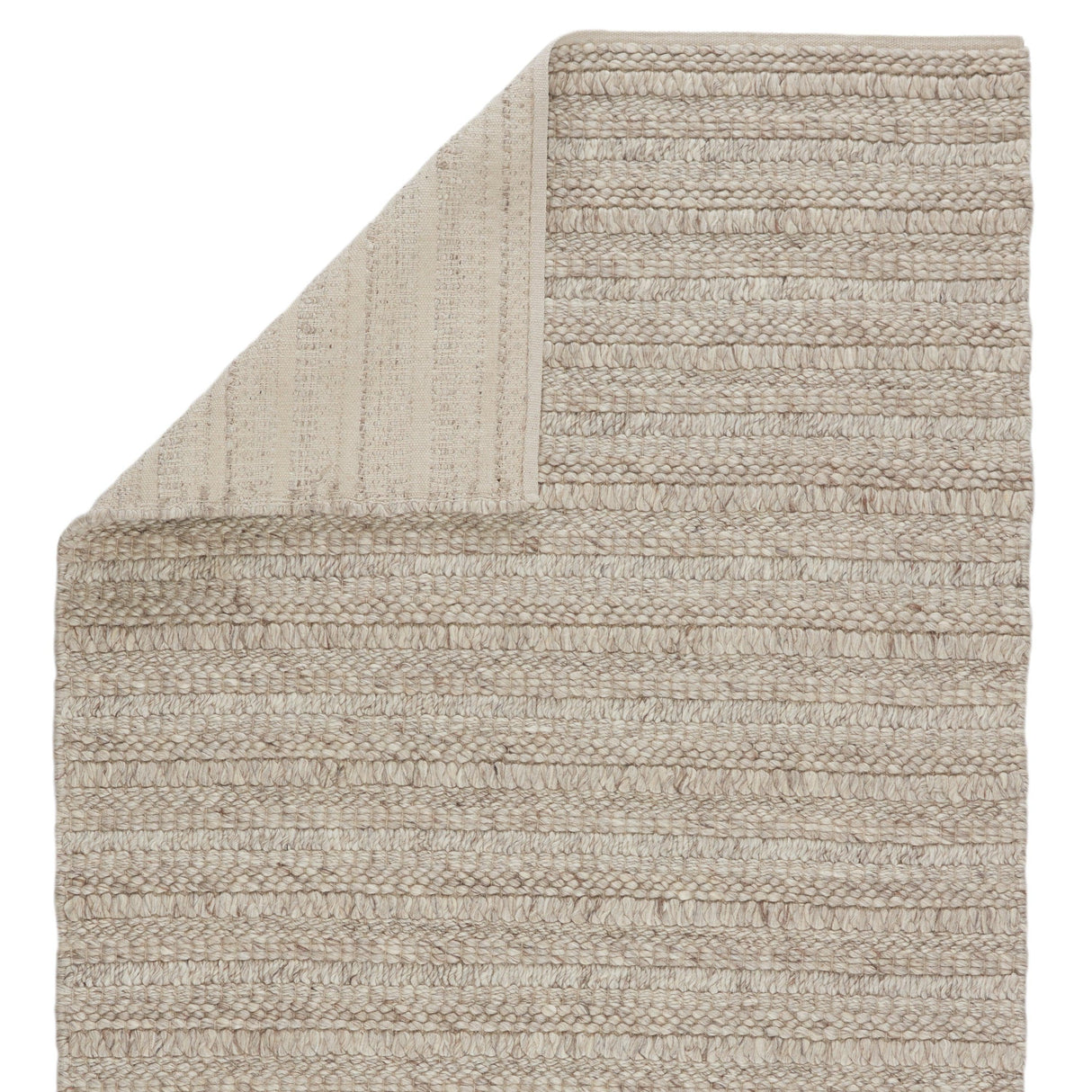 Rugs by Roo | Jaipur Living Nebula Handmade Solid Beige Cream Area Rug-RUG148669