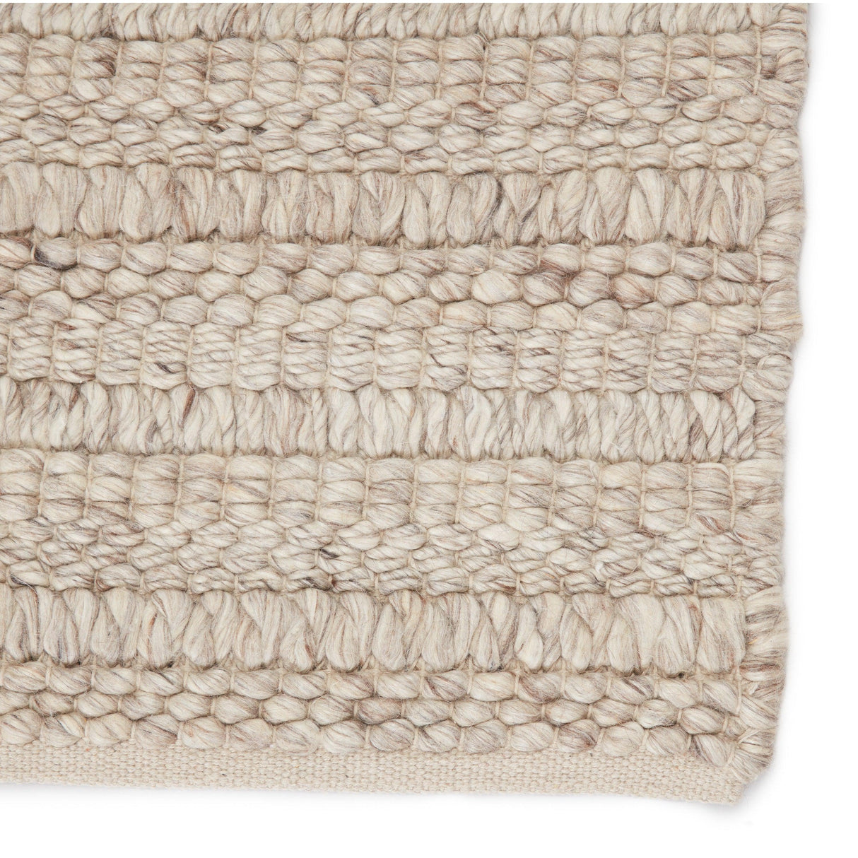 Rugs by Roo | Jaipur Living Nebula Handmade Solid Beige Cream Area Rug-RUG148669