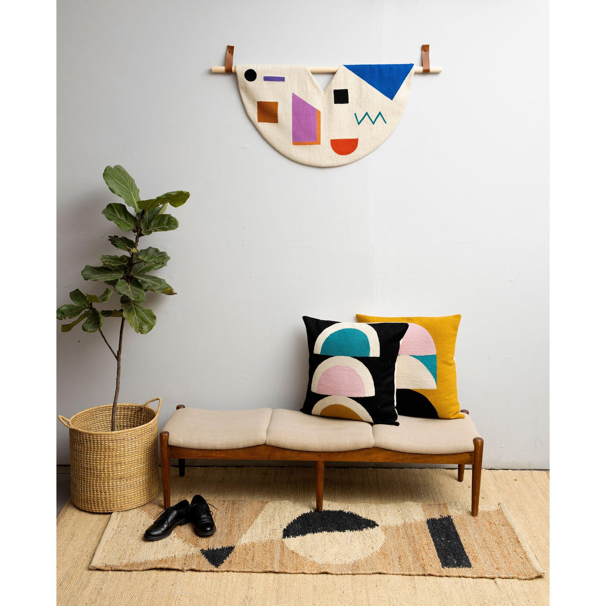 Rugs by Roo | Leah Singh Shapes Tapestry-H18TAP05