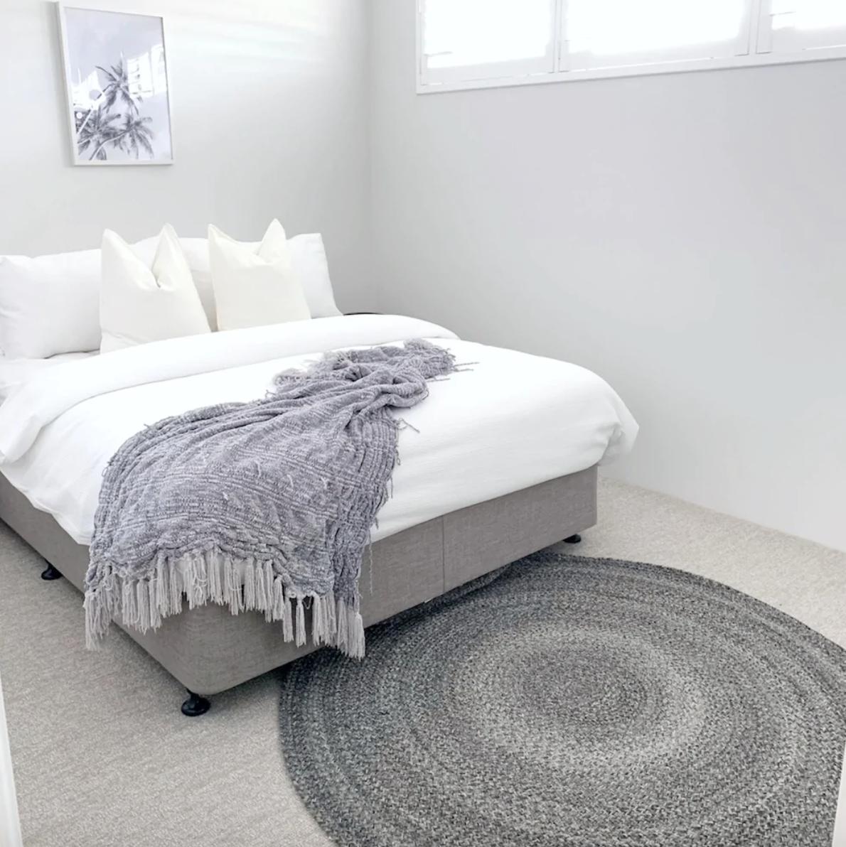 Braided Round Midnight Area Rug