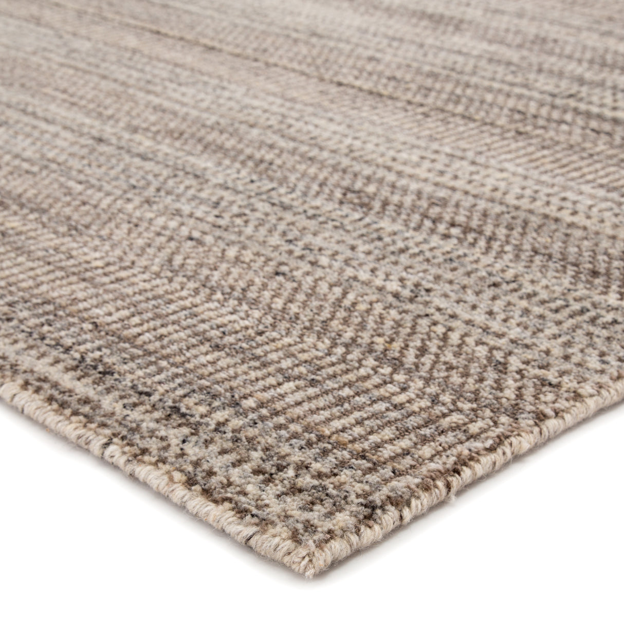 Rugs by Roo | Jaipur Living Minuit Handmade Geometric Gray Tan Area Rug-RUG142804