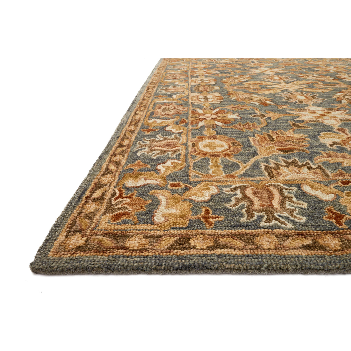 Rugs by Roo Loloi Victoria Slate Slate Area Rug in size 2' 6" x 7' 6"