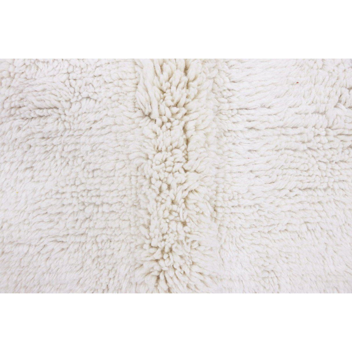 Rugs by Roo | Lorena Canals Tundra White Woolable Area Rug-WO-TUN-WH-S