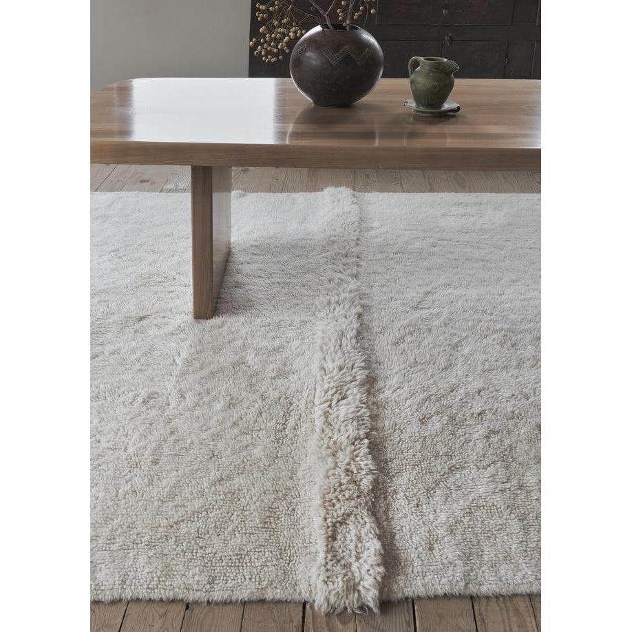 Rugs by Roo | Lorena Canals Tundra White Woolable Area Rug-WO-TUN-WH-S