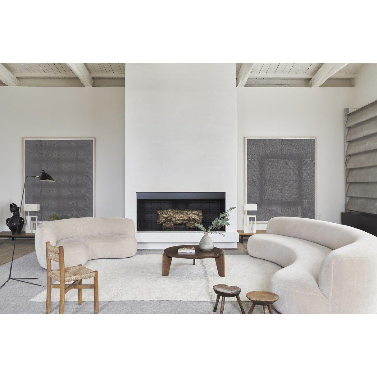 Rugs by Roo | Lorena Canals Tundra White Woolable Area Rug-WO-TUN-WH-S