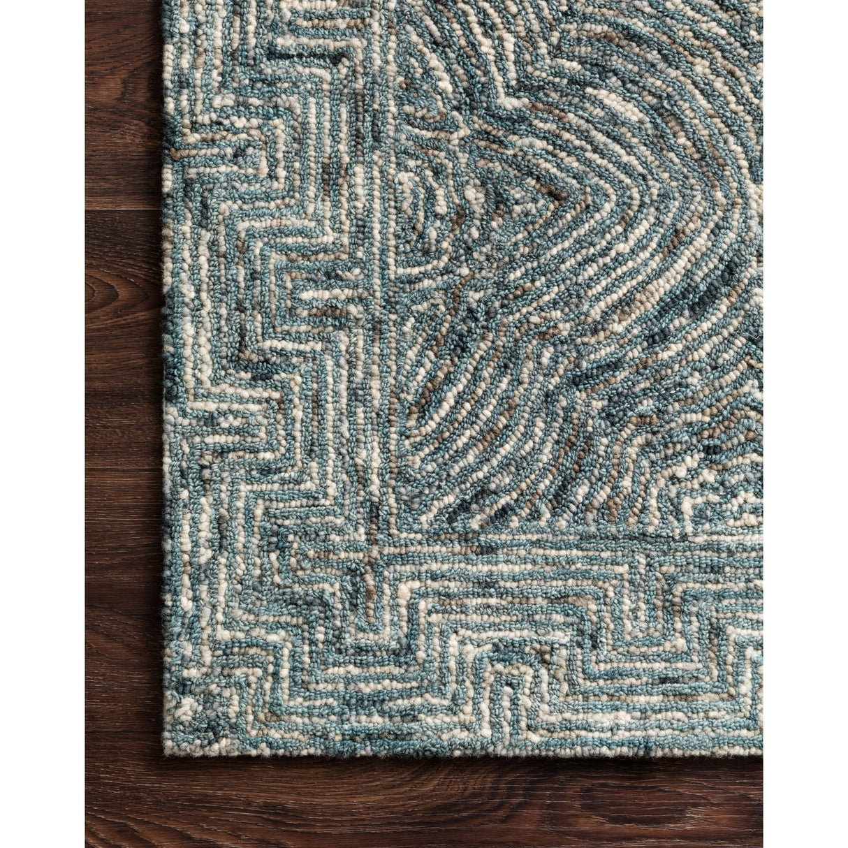 Rugs by Roo Loloi Ziva Denim Area Rug in size 2' 6" x 13'