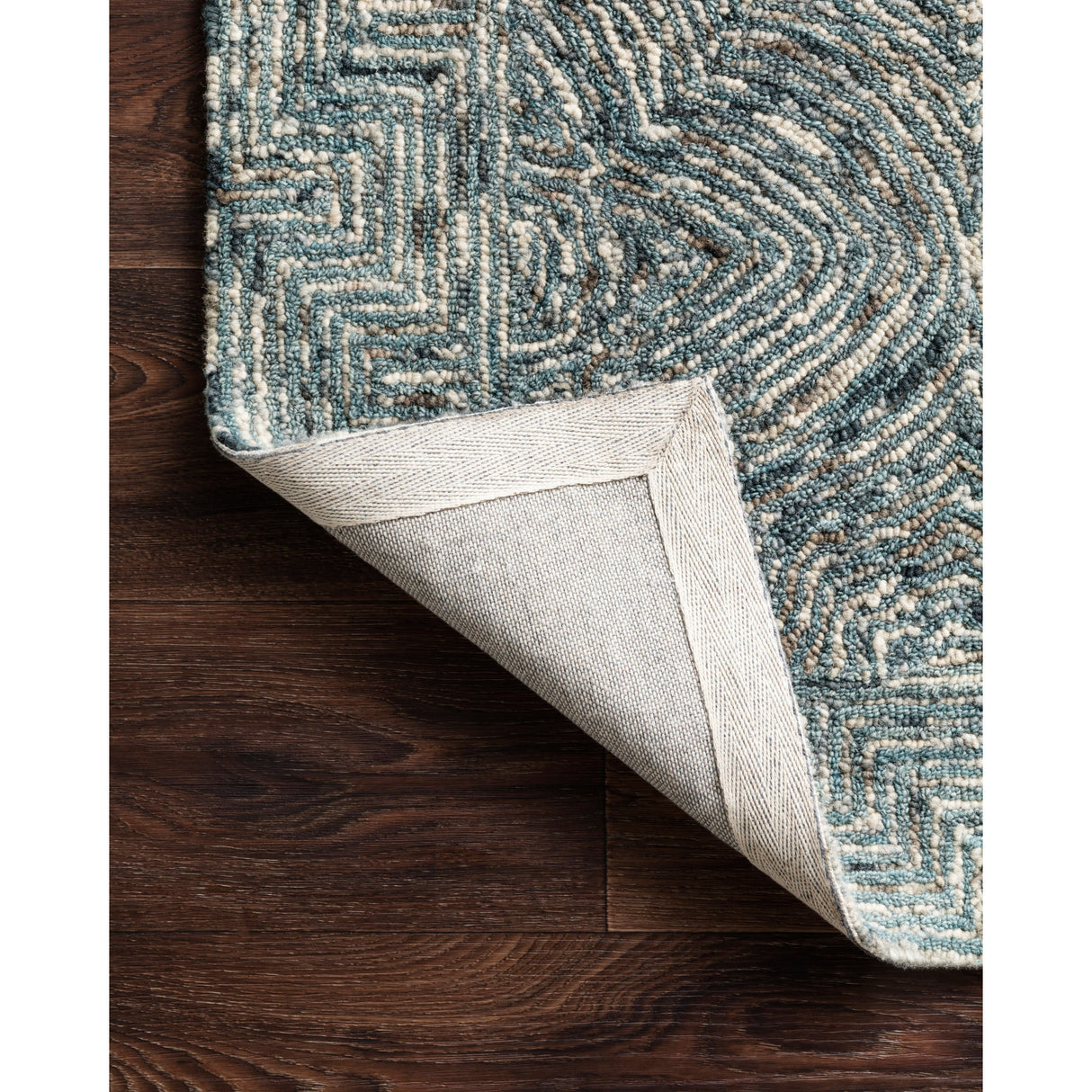 Rugs by Roo Loloi Ziva Denim Area Rug in size 3' 6" x 5' 6"