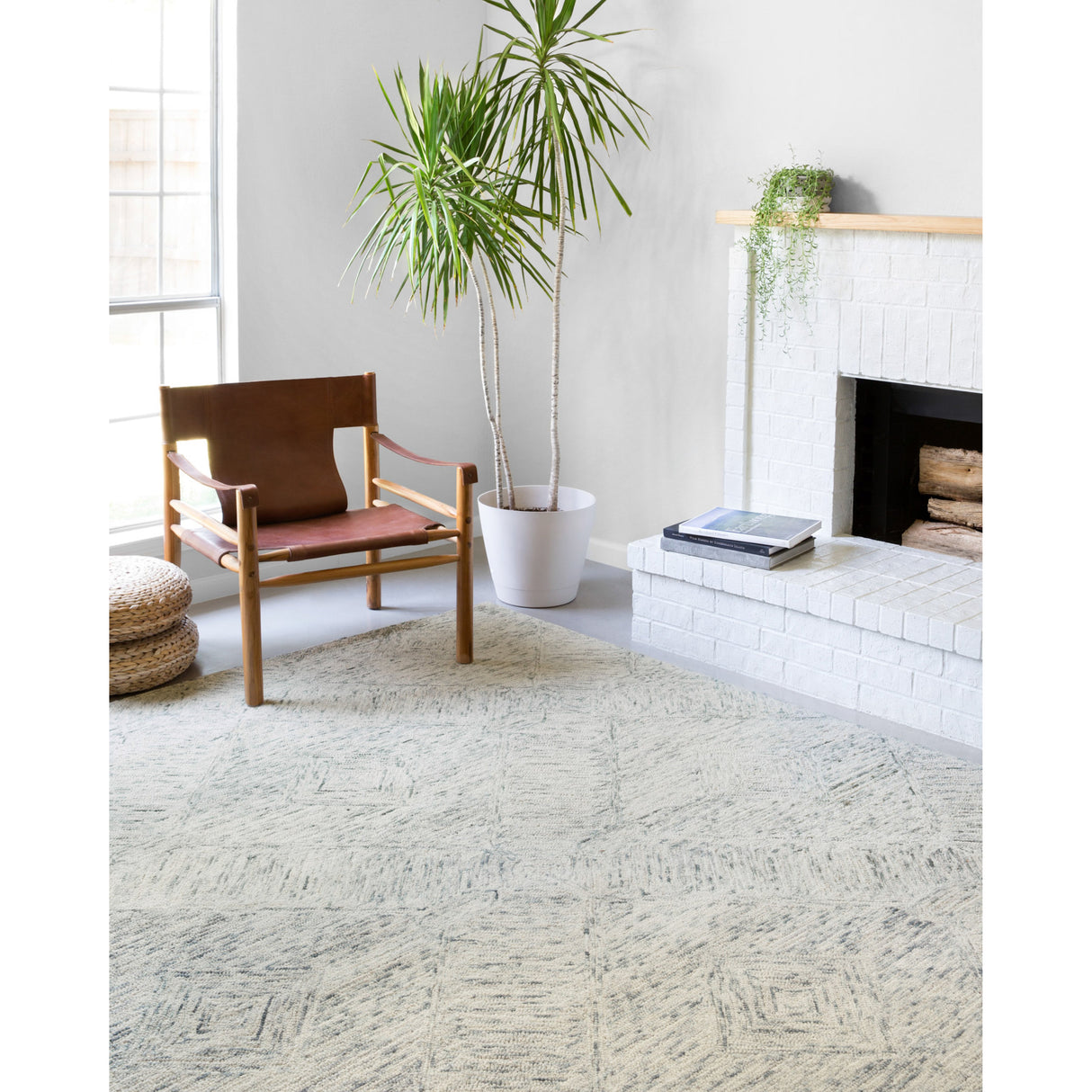 Rugs by Roo Loloi Ziva Sky Area Rug in size 2' 3" x 3' 9"