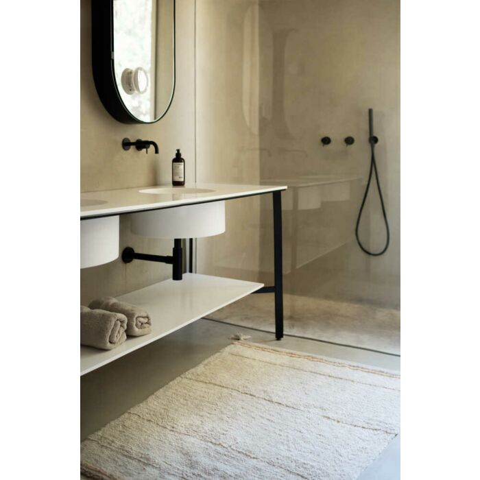 Fantasy Garden Bloom Natural Washable Rug