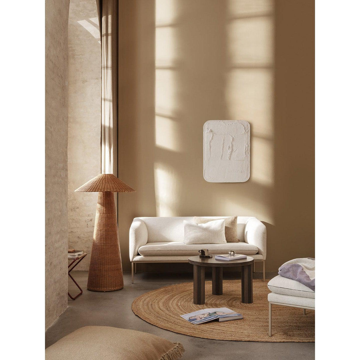 Rugs by Roo | Ferm Living Eternal Round Jute Rug Natural Large Area Rug-1104263341