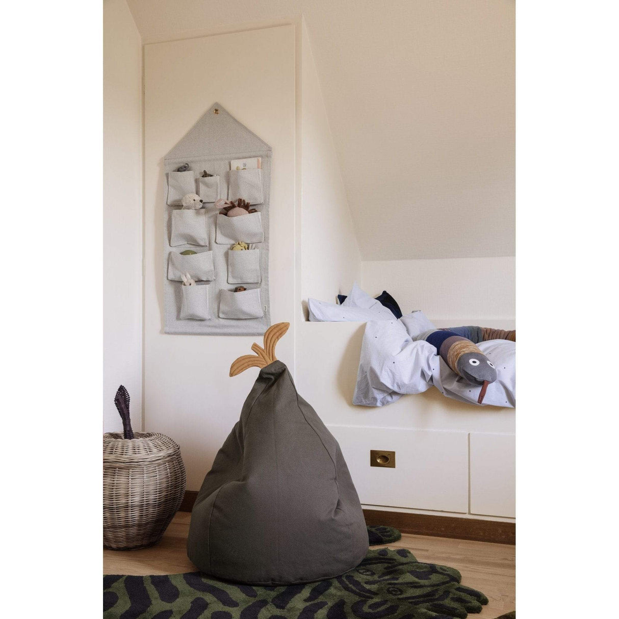 Rugs by Roo | ferm LIVING Pear Bean Bag Green-100364410