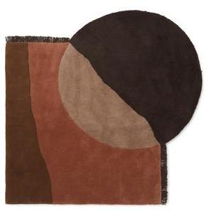 Rugs by Roo | ferm LIVING View Tufted Rug Red Brown-1100832777