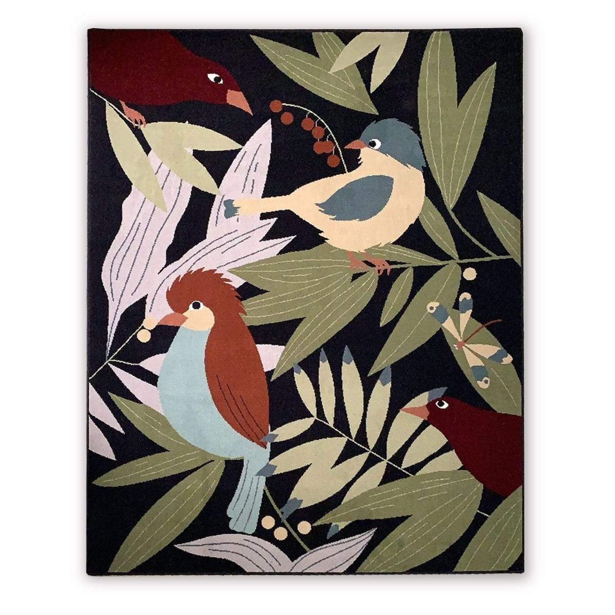 Rugs by Roo | Little Cabari Tapis Olinka Night Area Rug-TA-AXM-130X160-OLI-NUI