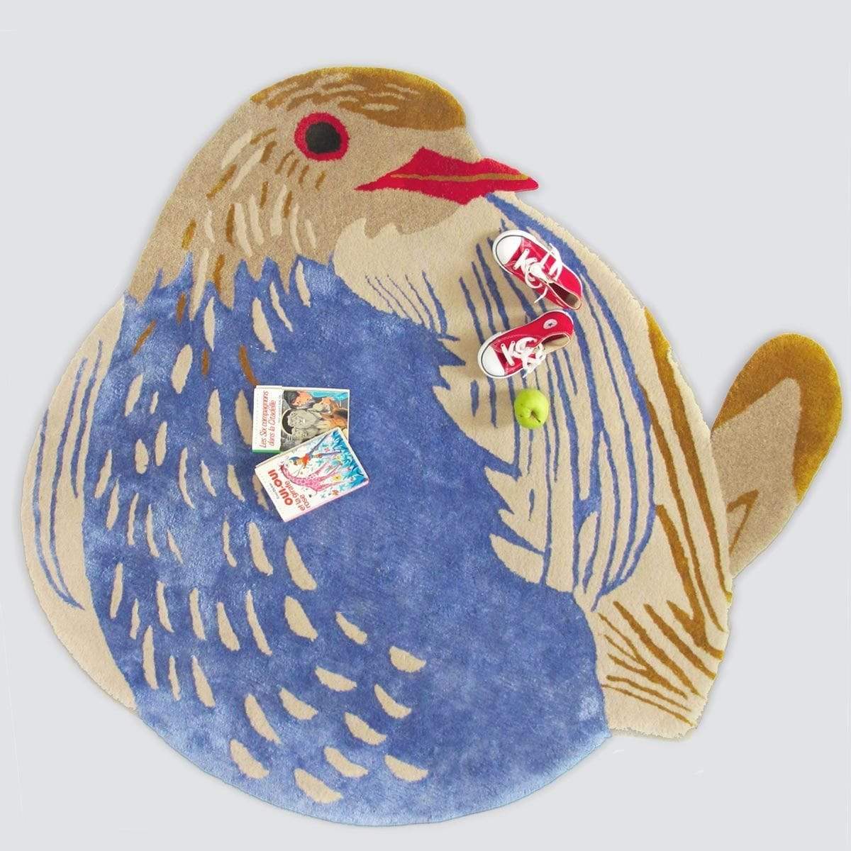 Rugs by Roo | Little Cabari Tapis Petronia Area Rug-TA-TUF-D130-PET-BLE