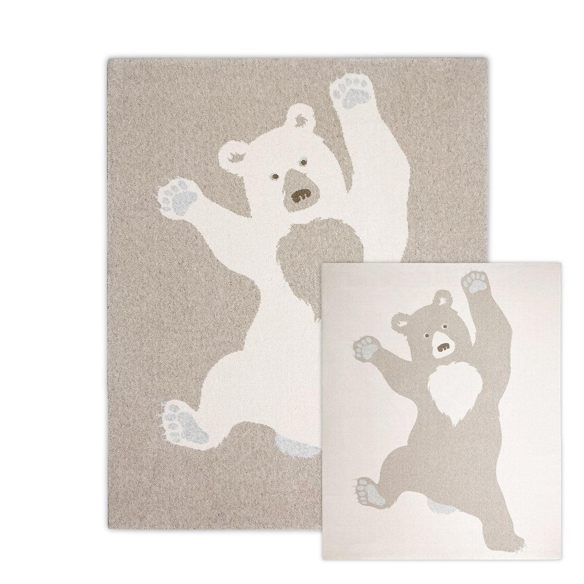 Rugs by Roo | Little Cabari Tapis Bear Beige Area Rug-TA-AXM-130X160-BEA-BEI