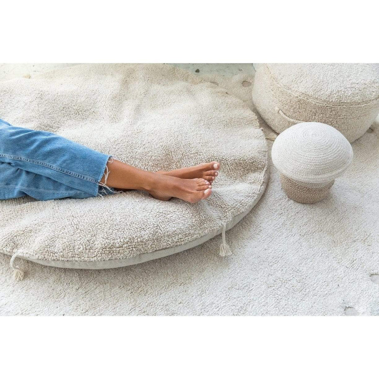 Rugs by Roo | Lorena Canals Baby Mushroom Basket-BSK-MUBABY