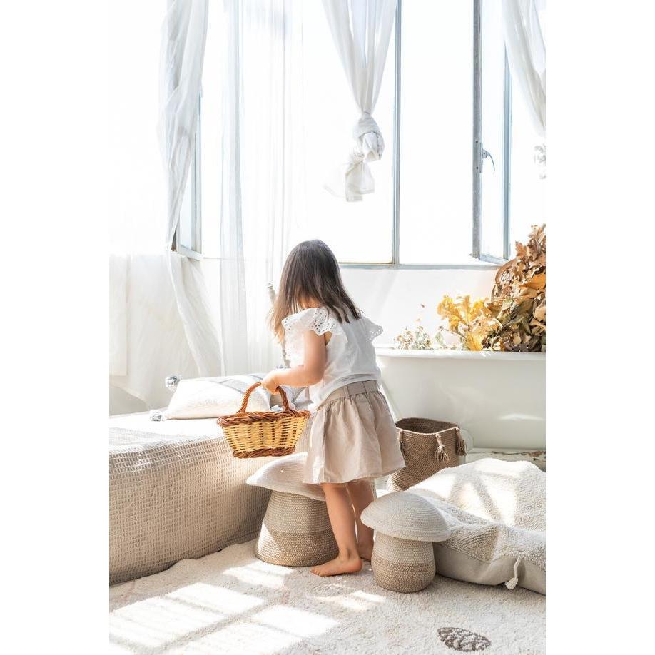 Rugs by Roo | Lorena Canals Mama Mushroom Basket-BSK-MUMAMA