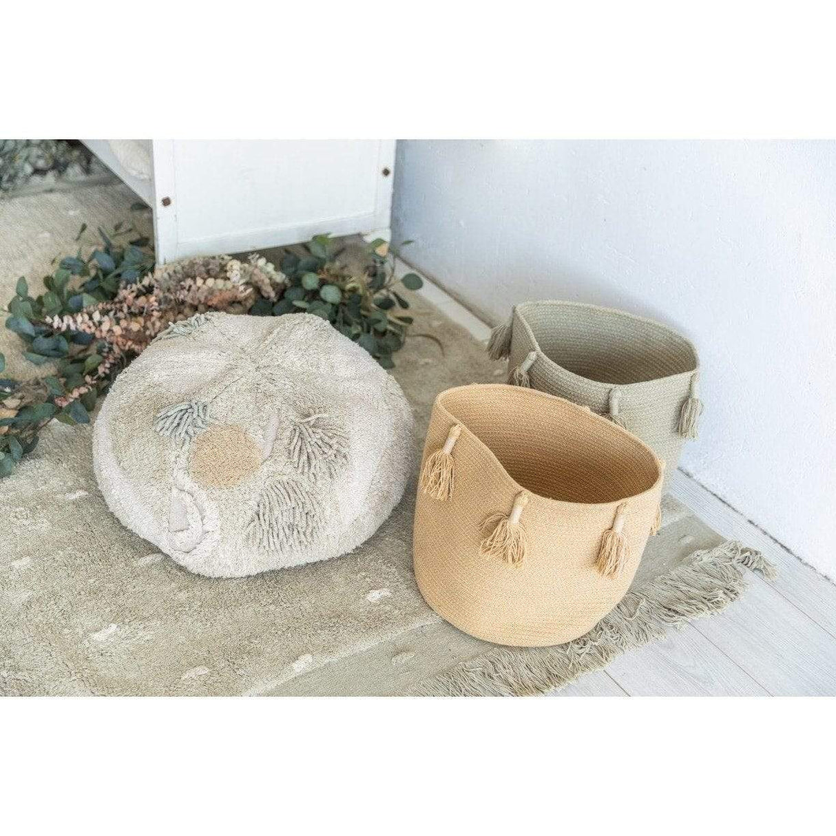 Rugs by Roo | Lorena Canals Woody Honey Basket-BSK-WOODY-HNY